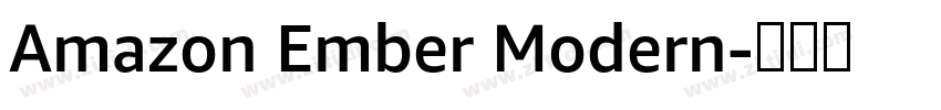 Amazon Ember Modern字体转换